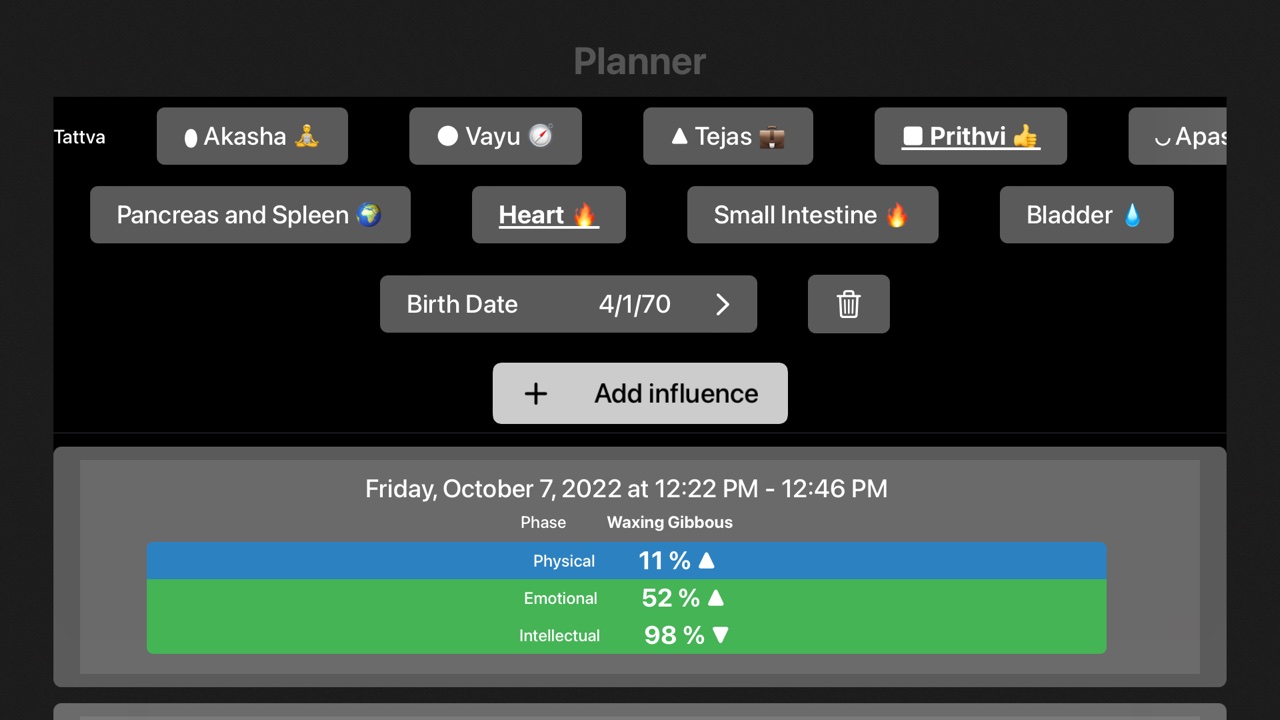 The Planner on Apple TV